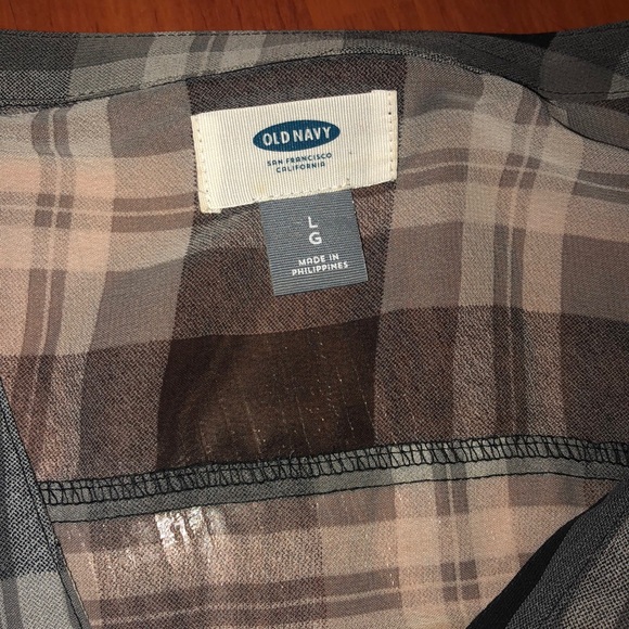 Sheer blouse with built in tank top - Picture 2 of 2